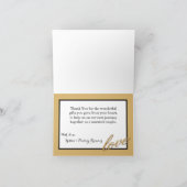 折り畳みサンキューカードゴールドフォイルグリッターラブ サンキューカード (内部)