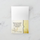 折り畳みサンキューカードサニーモーニングファームカントリーR サンキューカード (内部)