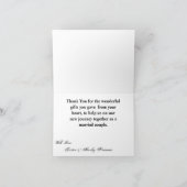 折り畳みサンキューカードサンライズ経路歩道 サンキューカード (内部)