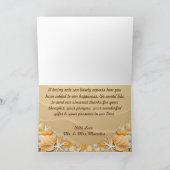 折り畳みサンキューカードシーシェルズオンサンディビーチスタ サンキューカード (内部)