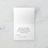 折り畳みサンキューカードスウィート16シルバーホワイト サンキューカード (内部)