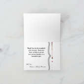 折り畳みサンキューカードゾンビ血ドリップヴァンパイア碁 サンキューカード (内部)