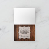 折り畳みサンキューカードバーンウッドカントリー素朴 サンキューカード (内部)