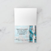 折り畳みサンキューカードブルーウッドバーンドアブーツ サンキューカード (内部)