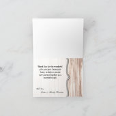 折り畳みサンキューカードブーツカントリー素朴ウェスタン サンキューカード (内部)