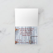折り畳みサンキューカードホワイトウォッシュウッドバーンドアCo サンキューカード (内部)