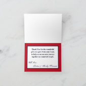 折り畳みサンキューカードマリンドレスブルースユニフォーム サンキューカード (内部)