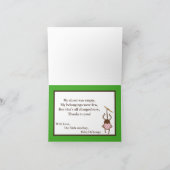 折り畳みサンキューカードモンキースイングジャングルサファリ サンキューカード (内部)