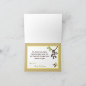 折り畳みサンキューカードモンキータイムズビーバル サンキューカード (内部)