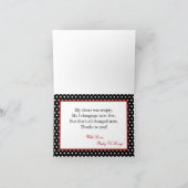 折り畳みサンキューカードレッドラディバグ サンキューカード (内部)