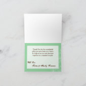 折り畳みサンキューカード春ハイビスカスフラワーハワイ サンキューカード (内部)