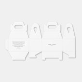 折り畳みサンキューカード熱帯デザイン フェイバーボックス (折り畳みなし)