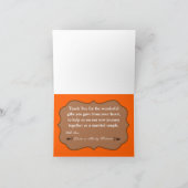 折り畳みサンキューカード狩りディアバックヘッド迷彩柄 サンキューカード (内部)