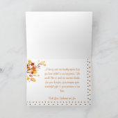 折り畳みサンキューカード秋ブランチ葉 サンキューカード (内部)