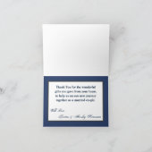 折り畳みサンキューカード空軍クラスAユニフォーム サンキューカード (内部)