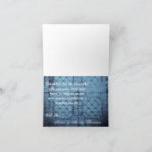 折り畳みサンキューカード素朴ティンパネル天井コウ サンキューカード (内部)