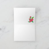 折り畳みサンキューカード：日本の花 サンキューカード (内部)