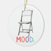 折り畳みチェアムードモンゴメリーアラバマブラール セラミックオーナメント (左)