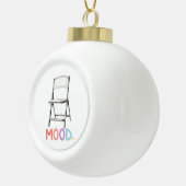 折り畳みチェアムードモンゴメリーアラバマブラール セラミックボールオーナメント (右)