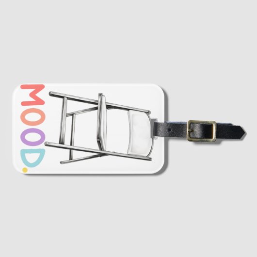 折り畳みチェアムードモンゴメリーアラバマブラール ラゲッジタグ (正面横)