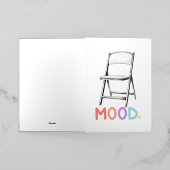 折り畳みチェアムードモンゴメリーアラバマブラール 箔シーズンカード (外側レイダウン)