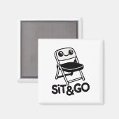 折り畳みチェア座り&ゴー マグネット (正面/裏面)