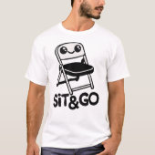 折り畳みチェア座り&ゴー Tシャツ (正面)