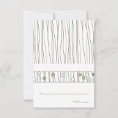 折り畳みテーブル座席表 招待状 (正面)