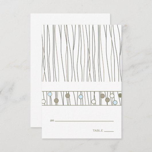 折り畳みテーブル座席表 招待状 (正面/裏面)