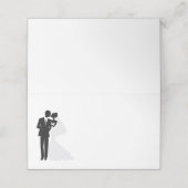 折り畳みネーム結婚座席表夫婦 プレイスカード (外部開封)