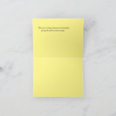 折り畳みノートカード：勇気付けられる ノートカード (内部)