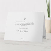 折り畳みハート母の日 カード (裏面)