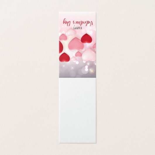 折り畳みバレンタインデーのカード (外部フラット)