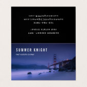 折り畳みフォト実在エステートブローカー不動産仲介業者 名刺 (外部フラット)