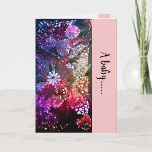 折り畳みベビーカード サンキューカード (正面)