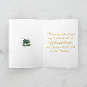 折り畳みホリデーカードビクトリアン – 豪華カード シーズンカード (内部)