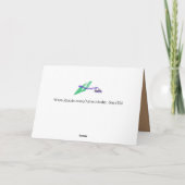 折り畳みホリデーカード：ハッピークワンザ シーズンカード (裏面)