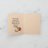 折り畳みホリデーカード : ハッピースターンスギング シーズンカード (内部)