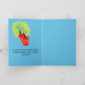 折り畳みホリデーカード：ハッピーニューイヤーとバン！ シーズンカード (内部)