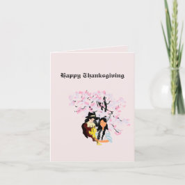 折り畳みホリデーカード：ファースト・サンクスギビング シーズンカード