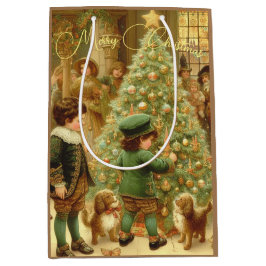 折り畳みホリデーカード ミディアムペーパーバッグ