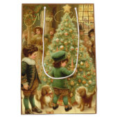 折り畳みホリデーカード ミディアムペーパーバッグ (裏面)