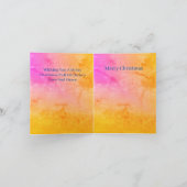 折り畳みホリデーカード：メリークリスマス シーズンカード (内部)