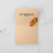 折り畳みホリデーカード:感謝祭 シーズンカード (内部)