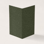 折り畳みモス緑の名刺デュオトーン(カスタム) 名刺 (外部)