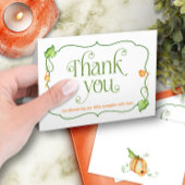 折り畳みリトルカボチャ男女兼用秋シャワー サンキューカード