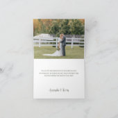 折り畳み写真魚釣りフックwithリングや輪ありがとう サンキューカード (内部)