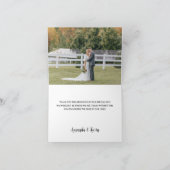 折り畳み写真魚釣りフックwithリングや輪ありがとう サンキューカード (内部)