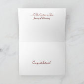 折り畳み卒業生/旅行/新しい移動/アドベンチャーカード サンキューカード (内部)