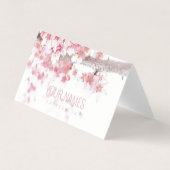 折り畳み名刺:さくらんぼ 名刺 (正面)